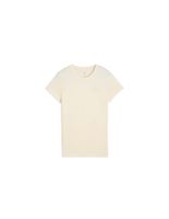 camiseta puma essentials elevated mujer beige