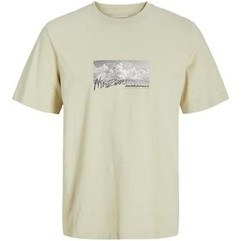 Jack & Jones Camiseta 12268180 JCOALPHA PRINT TEE SS CREW NECK FST TIDAL para hombre