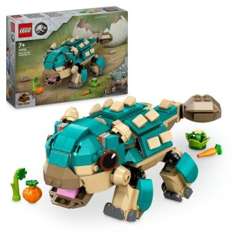 LEGO Jurassic World Bumpy Bebé: Ankylosaurus, Juego de construcción +7 años - 76962