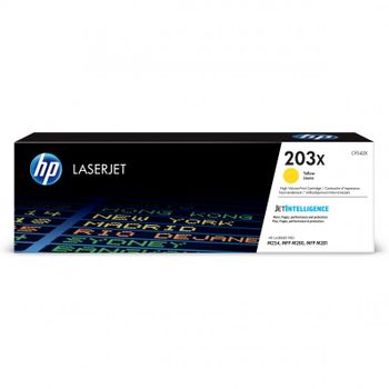 Tóner Original HP LaserJet 203X Amarillo de Alta Capacidad