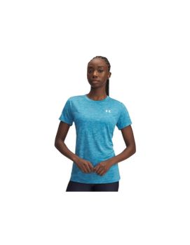 Camiseta de Fitness Under Armour Tech Ssc- Twist Mujer Azul