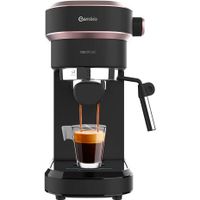 cecotec cafetera express cafelizzia 890 rose espressos y cappuccino 1350 w sistema thermoblock 20 bares