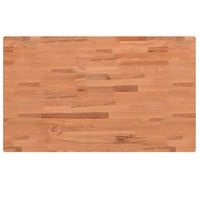 tablero de mesa  tablero escritorio rectangular de madera maciza de haya 100x60x4 cm