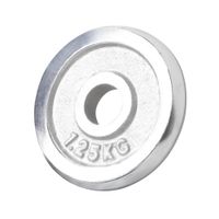 gorilla sports discos de pesas cromados para barra estandar de 30 mm