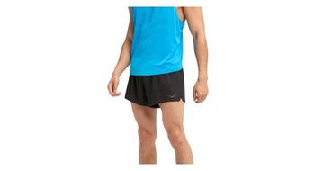 Pantalon corto hoka race day split negro hombre