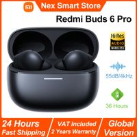 auricular inalambrico bluetooth xiaomi redmi buds 6 pro audio de alta resolucion con ldac auricular inalambrico con cancelacion activa de ruido de hasta 55db