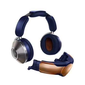 Dyson Zone Absolute+ Auricolare Con cavo e senza cavo A Padiglione Musica e Chiamate Bluetooth Blu, Rame (Dyson Zone Absolute+ OE Headphones With Active Noice Cancelling prussian blue / bright copper