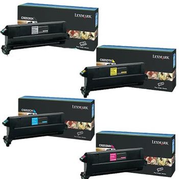 Original Multipack Lexmark C910 Printer Toner Cartridges (4 Pack) -C9202KH