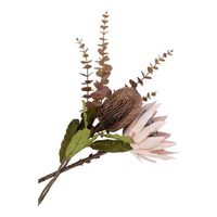 flores artificiales mezcla burdeos 65 cm