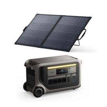 Kit Estación De Energía Anker Solix F3000 + Panel Solar Bifacial 200 W
