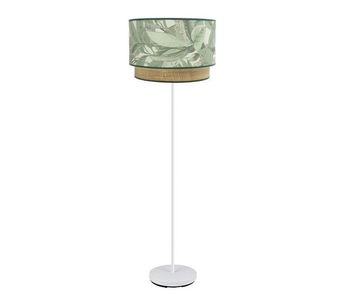 Lampara de pie metal color blanco serie congo 40cm