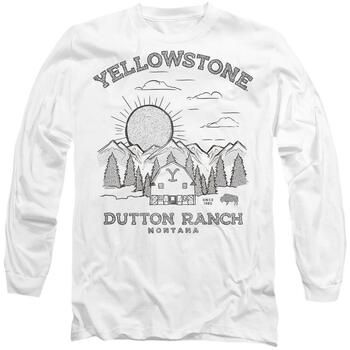 Yellowstone Camiseta manga larga Dutton Ranch para mujer
