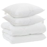 edredon  duvet de invierno con almohada 3 piezas microfibra