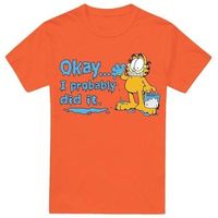 garfield camiseta i probably did it para hombre