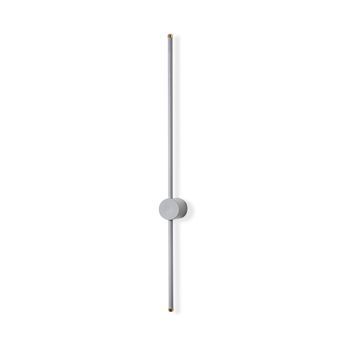 Lámpara De Pared Sword-13485 Gris Metal 91 Cmx10x 7 Cm