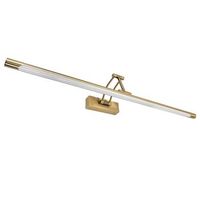 lampara de pared toolight swe024-1w 80cm brush gold led