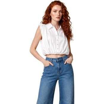 I Am Blusa Blusa Tencel Smanicata 26104 para mujer