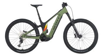 Scott patron st eride 910 shimano deore 12v 800wh 29   verde 2025 bicicleta electrica de montana con suspension total