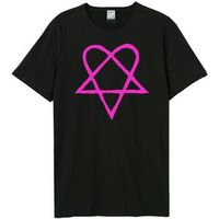 amplified clothing camiseta heartagram para mujer