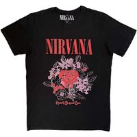 nirvana camiseta heart shaped box para mujer