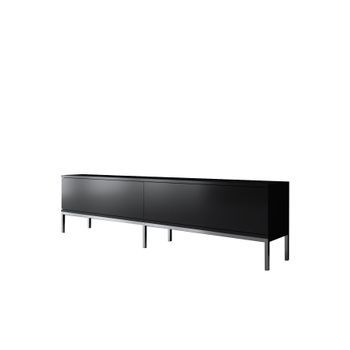 Mueble Tv Lord Negro Plata