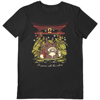 Ilustrata Camiseta manga larga In Peace With The Nature para mujer