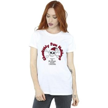 Disney Camiseta The Nightmare Before Christmas Ghoulishly Fun Holidays para mujer
