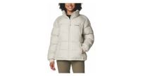 chaqueta de plumon con capucha columbia pike lake iii beige  mujer