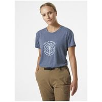 helly hansen camiseta w skog recycled graphic tee para mujer