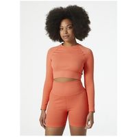 helly hansen camiseta manga larga allure seamless crop ls top para mujer