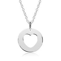 cadena colgante corazon de plata 925