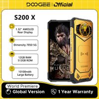 estreno mundial doogee s200 x 5g 12gb 512gb telefono robusto mtk dimensity 7050 10100mah bateria 33w 672 fhd  120hz pantalla ips