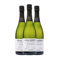 julia bernet vino blanco vinyes de muntany brut nature reserva 75 cl 125 vol pack de 3 unidades