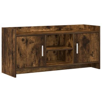 Mueble De Tv 102 X 33 X 47 Cm Roble Ahumado Vidaxl