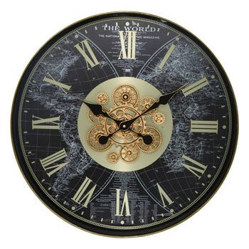 Reloj Marvin D. 60 Cm Negro - Atmosphera Createur D'interieur