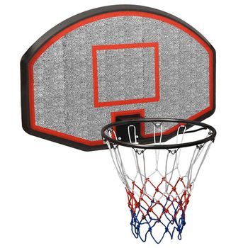 Tablero De Baloncesto Polietileno Negro 90x60x2 Cm Vidaxl