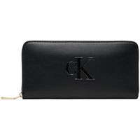 calvin klein jeans cartera bold ck long zip around lv04f1077g para mujer