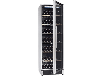 Vinoteca - La Sommelière VIP185, 200 W, Compresor, Para 197 Botellas, Multitemperatura, Antivibración, Inox