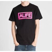 camiseta alife manga corta neon pink