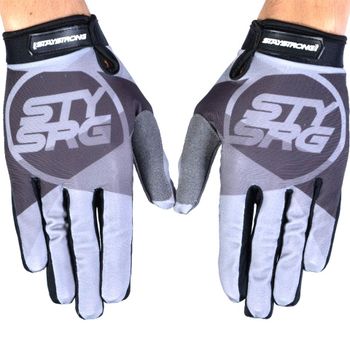 Stay Strong Tricolour Youth Gloves - Grey X Large