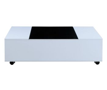 Mesa de centro elevable blanco sam