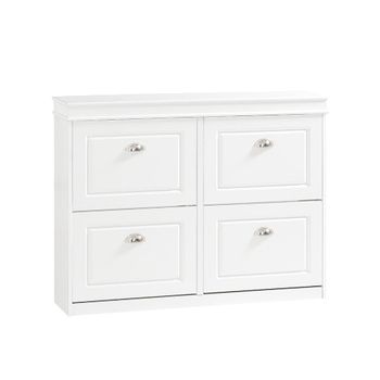 Zapatero con 4 puertas mdf blanco