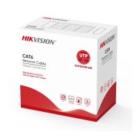 cable de red hikvision cat6 utp exterior 305 m negro para videovigilancia