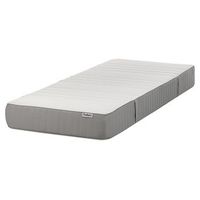 colchon de espuma viscoelastica medio con funda extraible de poliester con cremallera blanco 80 x 200 cm cheer