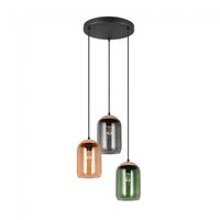 lampara colgante cork 3 luces