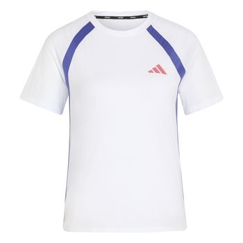 adidas adizero Archive Camiseta de running Mujeres - blanco, azul