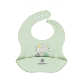 Babero de silicona Savanna Friends Menta