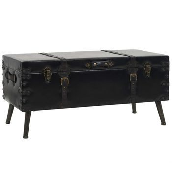 Mesa De Centro De Mdf Y Acero 102x51x48 Cm Vidaxl