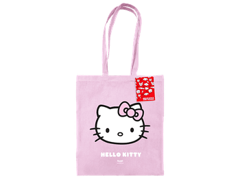 Mochila - Pyramid Hello Kitty, Estilo tote bag, Tela ecológica, Rosa