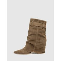 mimmu botines mimmu bota mimmu m2726 taupe para mujer